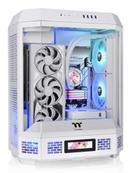 Gabinete Thermaltake The Tower 600 Snow, Midi-Tower, ATX/Micro-ATX/Mini-ITX, USB 3.0, sin Fuente, 2 Ventiladores Instalados, Blanco 