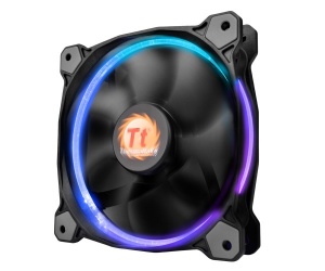 Ventilador Thermaltake Riing 14 LED RGB 256 Colores, 140mm, 800-1400RPM, Negro 