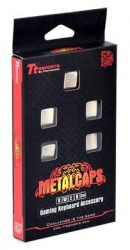 Tt eSPORTS Set de 5 Teclas Metalicas, QWER+ Esc, para Teclados Mecánicos 