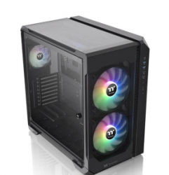 Gabinete Thermaltake View 51 TG ARGB, Midi-Tower, ATX/EATX/Micro-ATX/Mini-ITX, USB 2.0/3.0, sin Fuente, 3 Ventiladores Instalados, Negro 