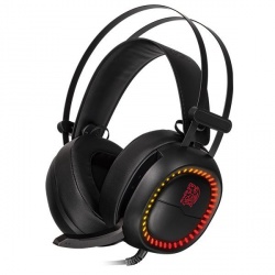 Tt eSPORTS Audífonos Gamer SHOCK PRO RGB, Alámbrico, 2 Metros, 3.5mm/USB, Negro 
