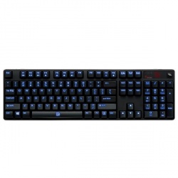 Teclado Tt eSports POSEIDON Z, Mecánico, Brown Switch, Alámbrico, 1.8 Metros, USB, Negro 