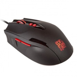 Mouse Gamer Tt eSPORTS Láser Black FP, Alámbrico, USB, 5700DPI, Negro 