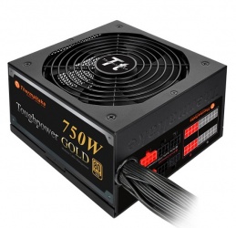 Fuente de Poder Thermaltake Toughpower 80-PLUS Gold, 20+4 pin ATX, 750W 