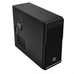 Gabinete Thermaltake V2 Plus 3.0, Midi-Tower, ATX/micro-ATX, USB 3.0, con Fuente de 450W, Negro 