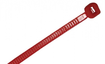Thorsman Cintillo de Nylon TH-300, 30cm, Rojo, 100 Piezas 