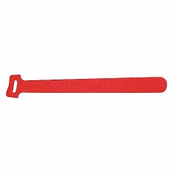 Thorsman Abrazadera para Cables, 21cm x 1.6cm, Rojo, 5 Piezas 