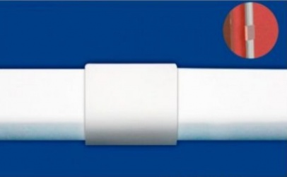 Thorsman Unión para Canaletas TMK 0812, Blanco, 3 Piezas 