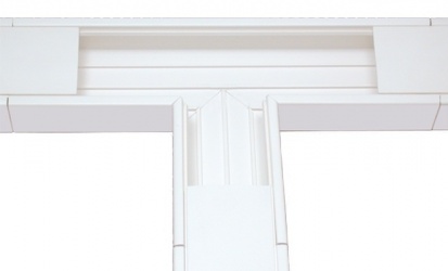 Thorsman Conexión en T para Canaleta TEK100, Blanco 