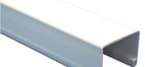 Thorsman Canaleta de PVC, 2.5 Metros, Blanco 