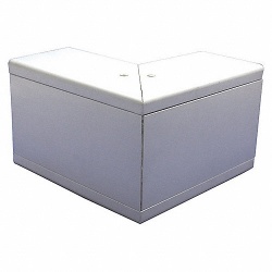 Thorsman Esquina Exterior para Canaleta, Blanco 