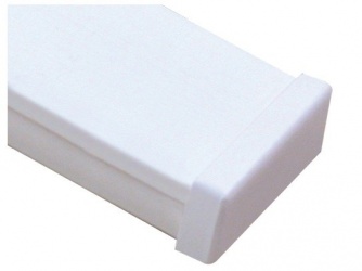 Thorsman Tapa Final para Canaleta,  TMK1735, TMK1735SD, Blanco 