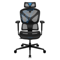 ThunderX3 Silla Gamer YTC Racer, hasta 150Kg, Negro 