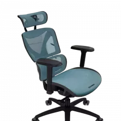 ThunderX3 Silla Gamer XTC Chroma, hasta 125kg, Negro/Azul 