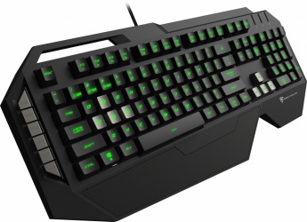 Teclado Gamer de Membrana ThunderX3 TK30, Alámbrico, USB, Negro (Español) 