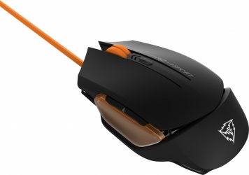 Mouse Gamer ThunderX3 Óptico TM20OR, Alámbrico, USB, 4000DPI, Negro/Naranja 