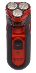 Timco Rasuradora BSK8900R, 3 Cabezales, Rojo/Azul Marino 