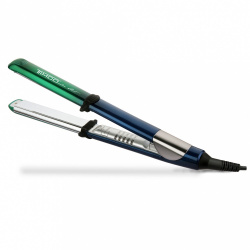Timco Plancha para Cabello Titanium FBT-2015AV, 230°, Azul/Verde 