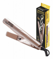 Timco Plancha Rizadora de Argan PTOR, 220 °C, Dorado 
