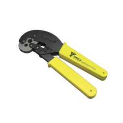 Times Microwave Pinza Crimpadora CT-400/300, Negro/Amarillo 