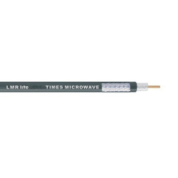 Times Microwave Cable Coaxial, 50 Ohms, 20 Metros, Negro 