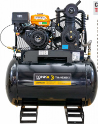Tonka Compresor de Aire a Gasolina TKA-HG30013, 300L, 3600RPM, Negro 