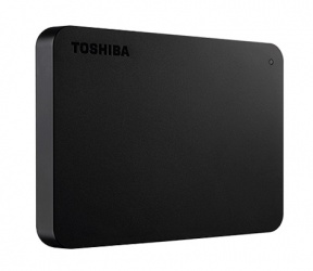 Disco Duro Externo Toshiba Canvio Basics 2.5'', 1TB, USB 3.0, Negro - para Mac/PC 