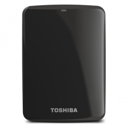 Disco Duro Externo Toshiba Canvio Connect, 1TB, USB 3.0, 5400RPM, Negro - para Mac/PC 