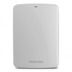 Disco Duro Externo Toshiba Canvio Connect, 1TB, USB 3.0, 5400RPM, Blanco - para Mac/PC 
