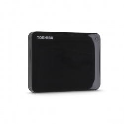 Disco Duro Externo Toshiba Canvio Connect II, 3TB, 5400RPM, USB 3.0, Negro - para Mac/PC 