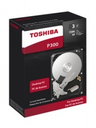Disco Duro Interno Toshiba P300 3.5'', 3TB, SATA III, 7200RPM, 	64MB Cache 