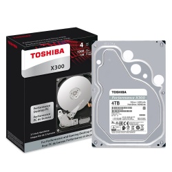 Disco Duro Interno Toshiba X300 3.5'', 4TB, SATA III, 6 Gbit/s, 7200RPM, 128MB Cache 