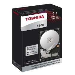 Disco Duro Interno Toshiba X300 3.5'', 6TB, SATA III, 6 Gbit/s, 7200RPM, 128MB Cache 