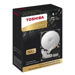 Disco Duro para NAS Toshiba N300 3.5'' de 1 a 8 Bahías, 6TB, SATA III, 6 Gbit/s, 7200RPM, 128MB Cache 