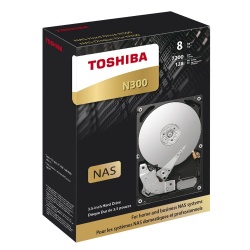 Disco Duro para NAS Interno Toshiba N300 3.5'', 8TB, SATA III, 6Gbit/s, 7200RPM, 128MB Caché 