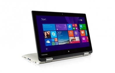 Netbook Toshiba Satellite Radius 11 L15W-B 360° Touch 11.6'', Intel Pentium N3540 2.16GHz, 4GB, 500GB, Windows 8.1 64-bit, Plata 
