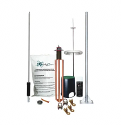Total Ground Kit de Pararrayos DIPOLOV2, Incluye Punta con Mástil, Cobre 