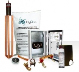 Total Ground Kit de Tierra Física TG45K, 45A - incluye Electrodo/Acoplador/H2Ohm/Registro 