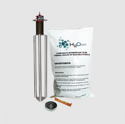 Total Ground Kit de Tierra Física TG-45AB-AI, 45A - Incluye Electrodo/H2Ohm/Acoplador 