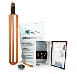 Total Ground Kit de Puesta a Tierra de 70A TG-70K - incluye Electrodo/Filtro/Acoplador/Compuesto H2Ohm 