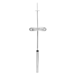 Total Ground Punta Pararrayos Dipolo, 1.2 Metros, Plata 