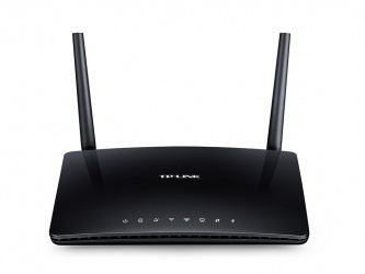 Router TP-LINK de Banda Dual ADSL2+ AC750 ARCHER D20, Inalámbrico, 4x RJ-45, 2.4-5GHz, con 2 Antenas Desmontables 
