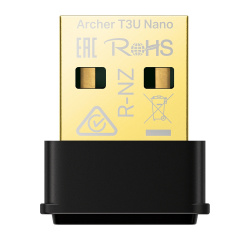 TP-Link Adaptador de Red USB Archer T3U Nano, Inalámbrico, WLAN, 1267Mbit/s, Doble Banda 2.4/5 GHz  