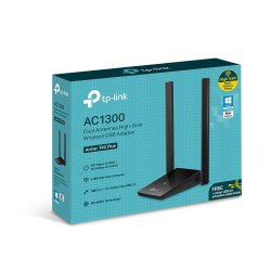 TP-Link Adaptador de Red USB Archer T4U Plus, Inalámbrico, WLAN, 1300Mbit/s, 2.4/5GHz 