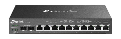 Router TP-Link Gigabit Ethernet ER7212PC, Alámbrico, 1000 Mbit/s, 10x RJ-45 