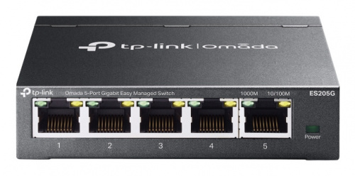 Switch TP-Link ES205G, 5 Puertos Gigabit Ethernet 10/100/1000, 10 Gbit/s, 8000 Entradas, Administrado  