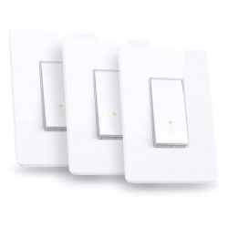 TP-Link Interruptor de Luz Inteligente HS200, WiFi, Blanco - 3 Piezas 