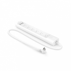 TP-Link Barra Multicontactos Kasa Smart HS300, WiFi, 6 Contactos, 15A, 100 - 125 V, Blanco 