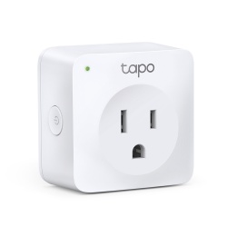 TP-Link Smart Plug Tapo P100, WiFi, 1 Conector, 2300W, 10A, Blanco, Compatible con Alexa/Google Home 