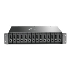 TP-Link Gabinete para Convertidores de Medios para Montaje en Rack 2U, 14 Bahías 